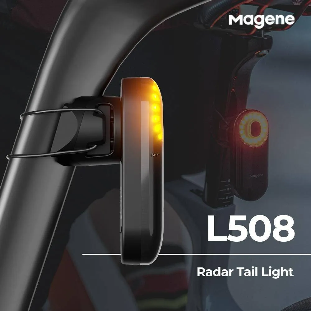 Magene L508 Bike Radar Tail Light Bicycle Smart Rear Lighting Waterproof Brake Sensor Warning Lamp |