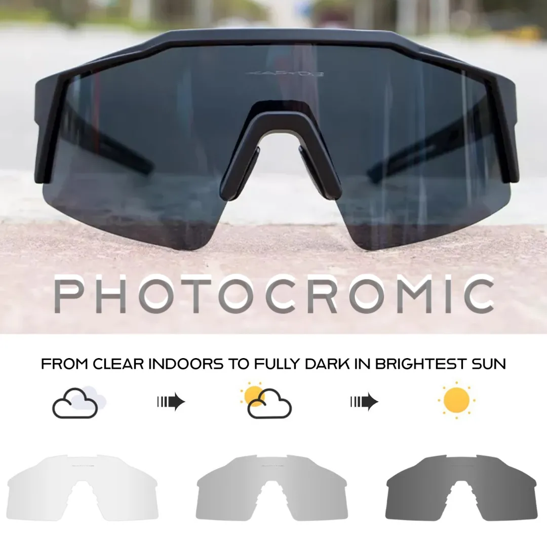 KAPVOE RACE PHOTOCROMIC Sports Sunglasses