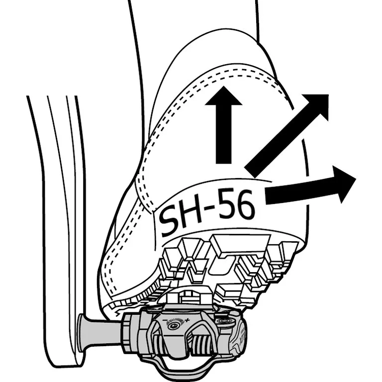 Shimano SPD SH 56 Cleat (SM SH56) Original MTB mountain bike simple pack