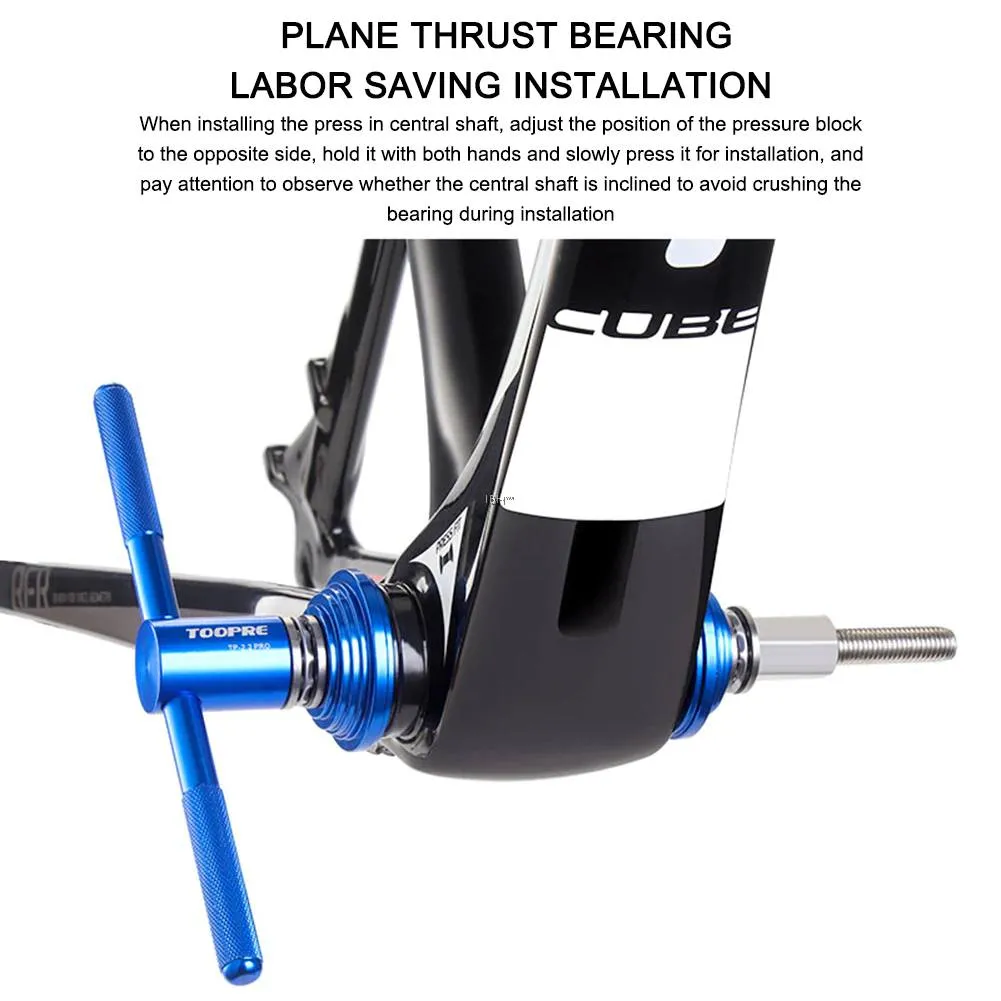 TOOPRE Mountain Bicycle Headset Installation Removal Tools MTB Bike Bottom Bracket Bearing Press-In