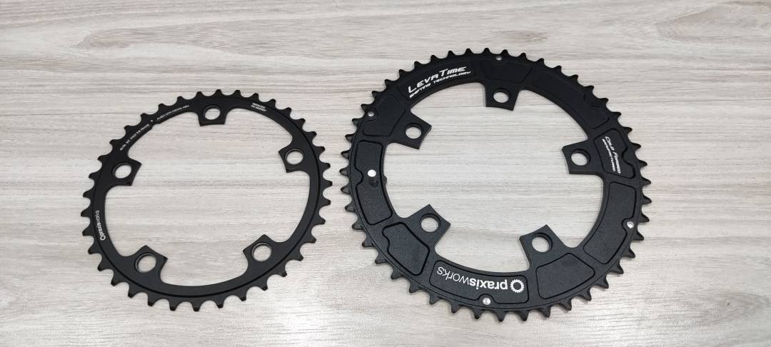 Praxis Works Leva Time Cold Forged 46/36T BCD110 10/11 Speed Chainring