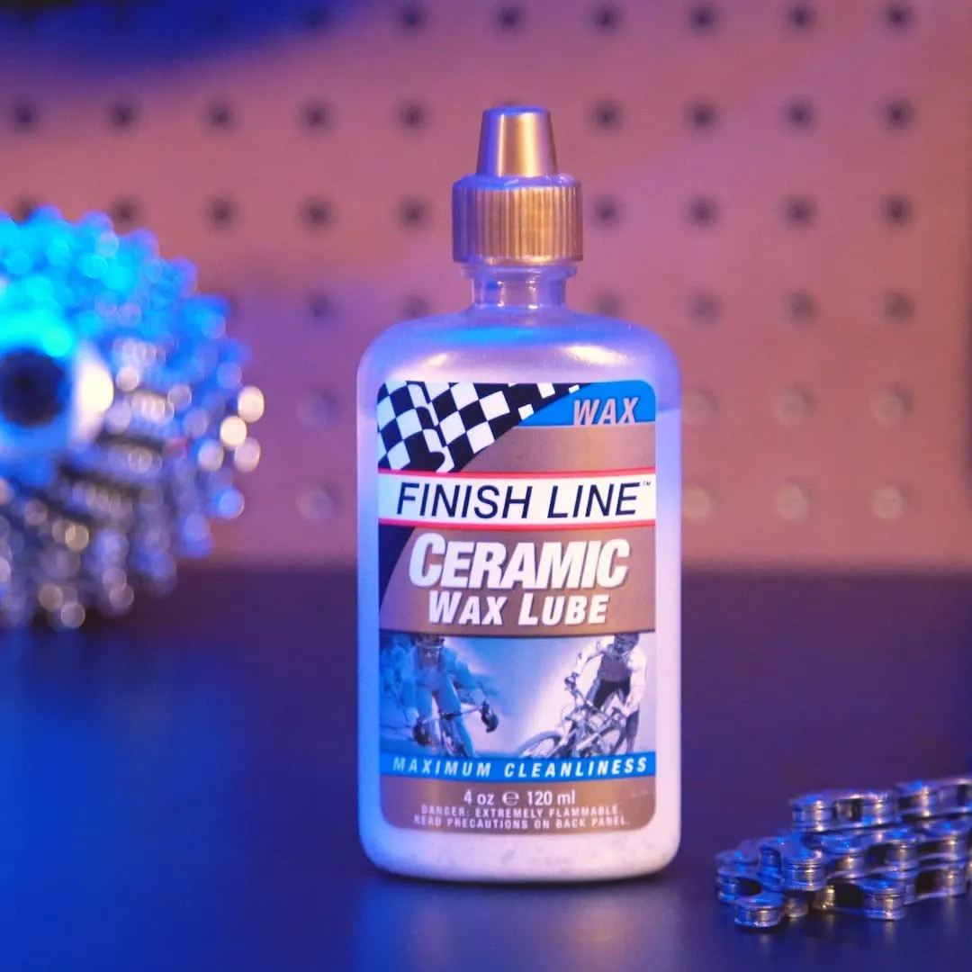 Instock Finish Line - Ceramic Wax Lube - Bicycle Lubricants Chain Maintenance Coating 120ml
