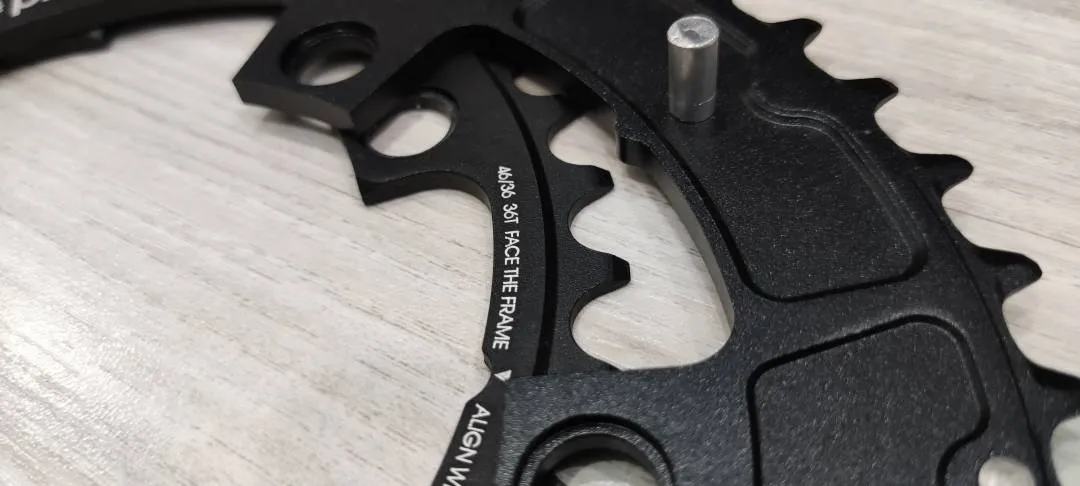 Praxis Works Leva Time Cold Forged 46/36T BCD110 10/11 Speed Chainring