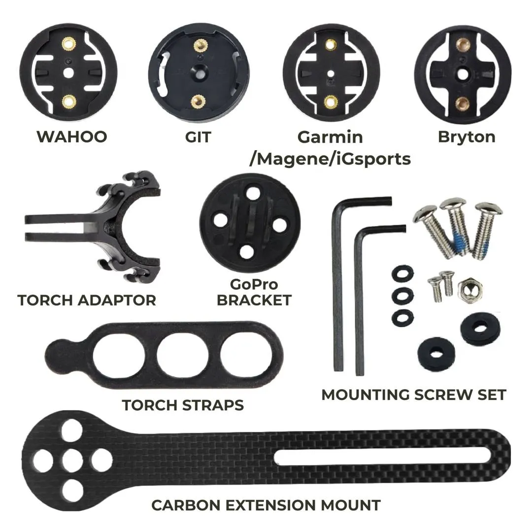 Universal Integrated Handlebars Computer Mounts