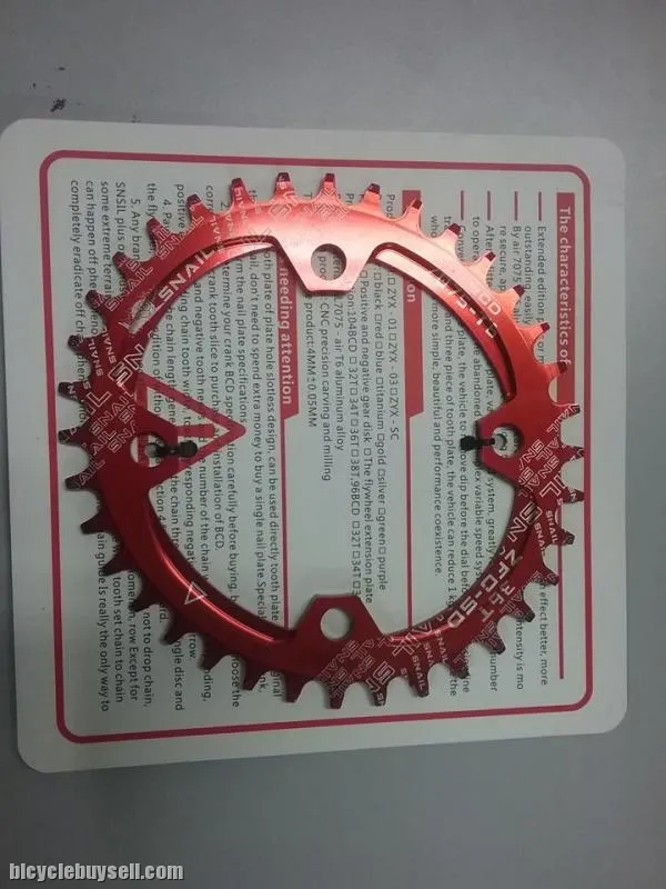 SNAIL 104BCD n 96BCD 32T/34T/36T Ultralight A7075 Alloy MTB Oval Chainring