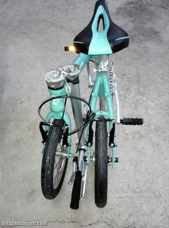 Banian VIT PRO (Bianchi blue) 412 Foldingbike ,light weight 7.5kg .