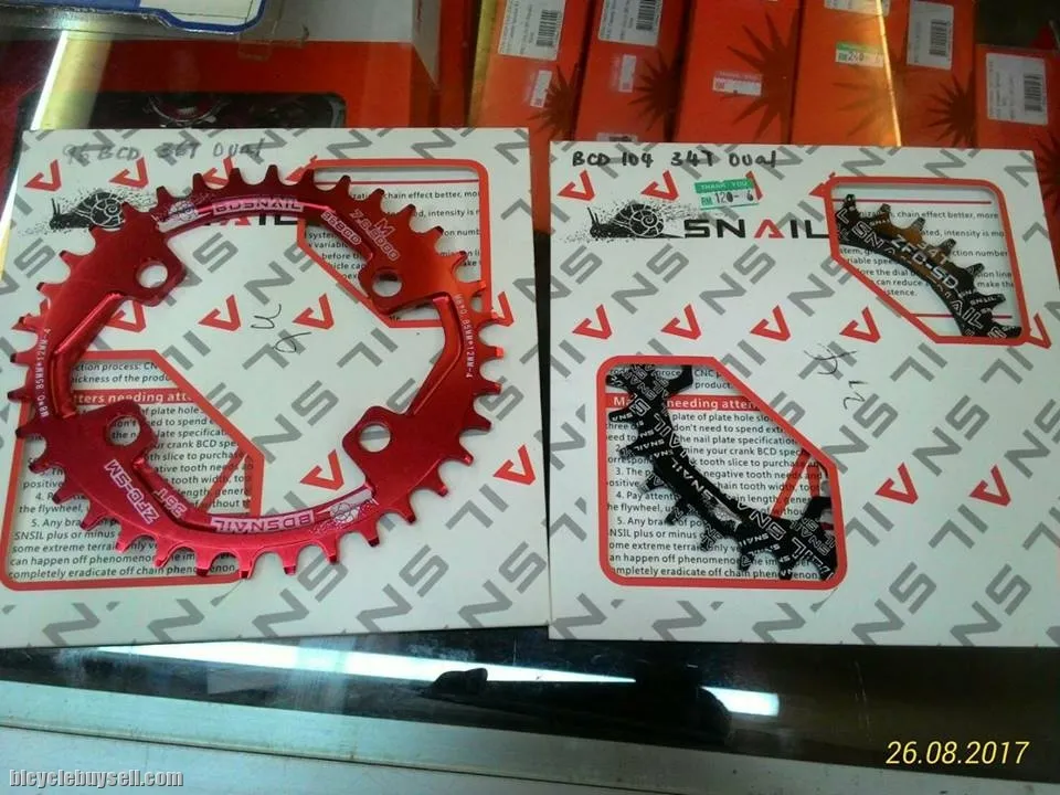 SNAIL 104BCD n 96BCD 32T/34T/36T Ultralight A7075 Alloy MTB Oval Chainring
