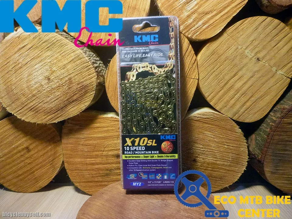 KMC Road/MTB Chain X10SL Gold - 10S 116L