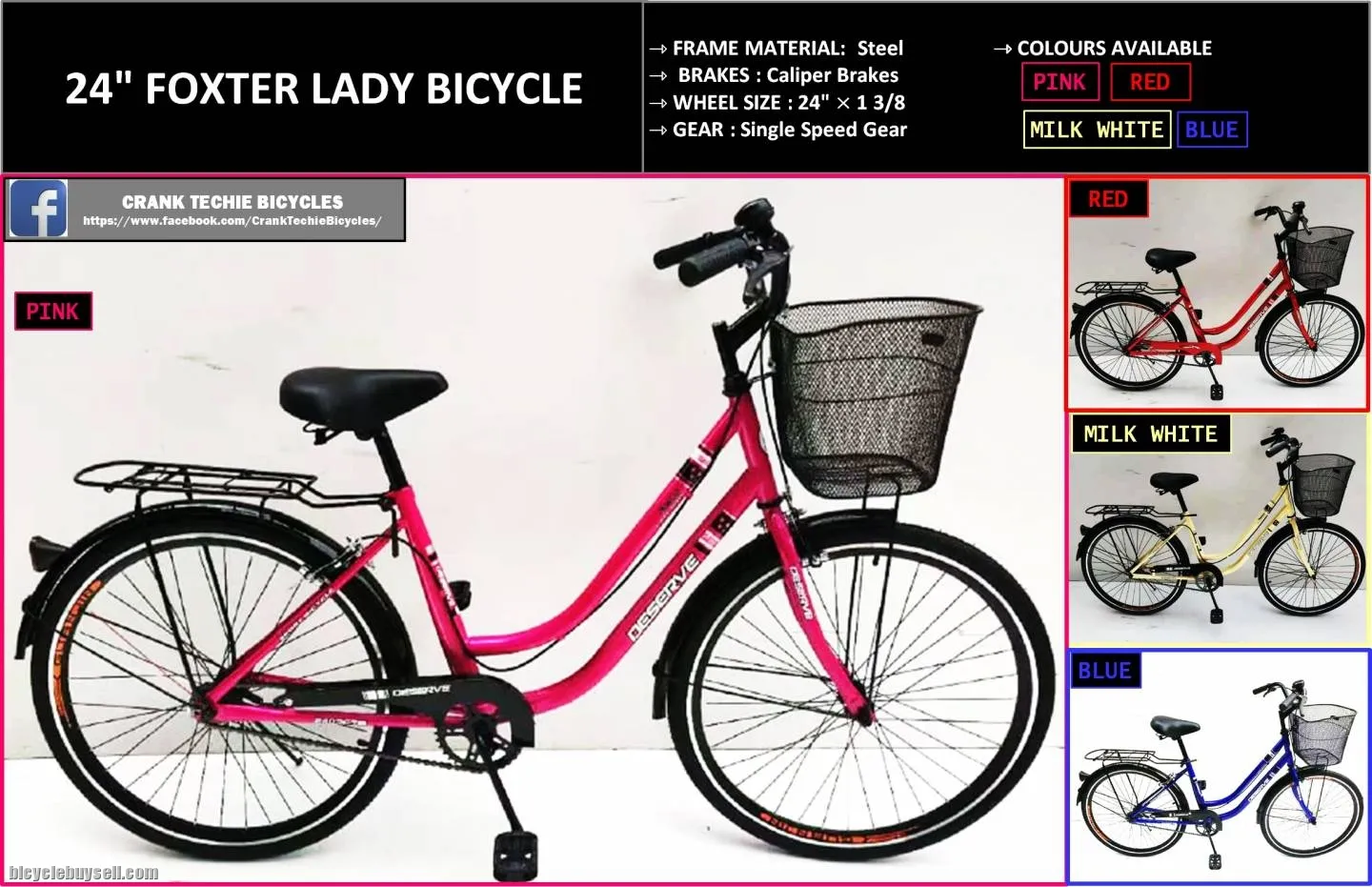 24" FOXTER LADY BICYCLE
