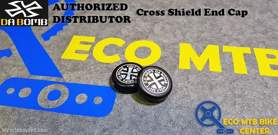 DA BOMB Cross Shield End Cap for Grip