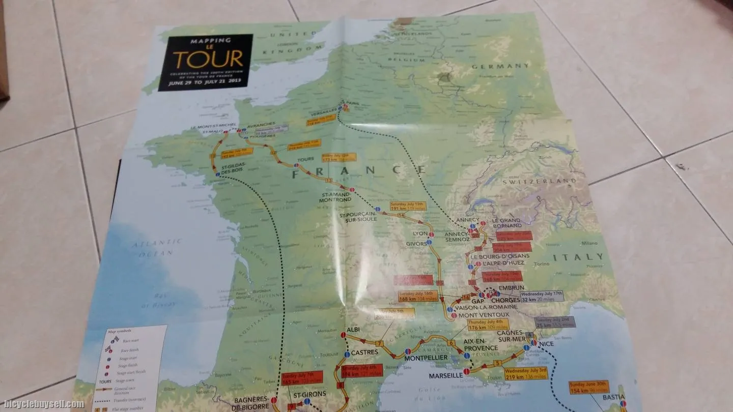 Mapping Le Tour by Collins