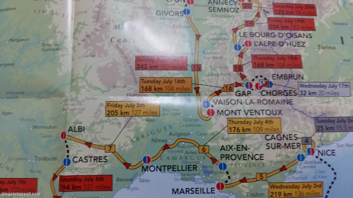 Mapping Le Tour by Collins