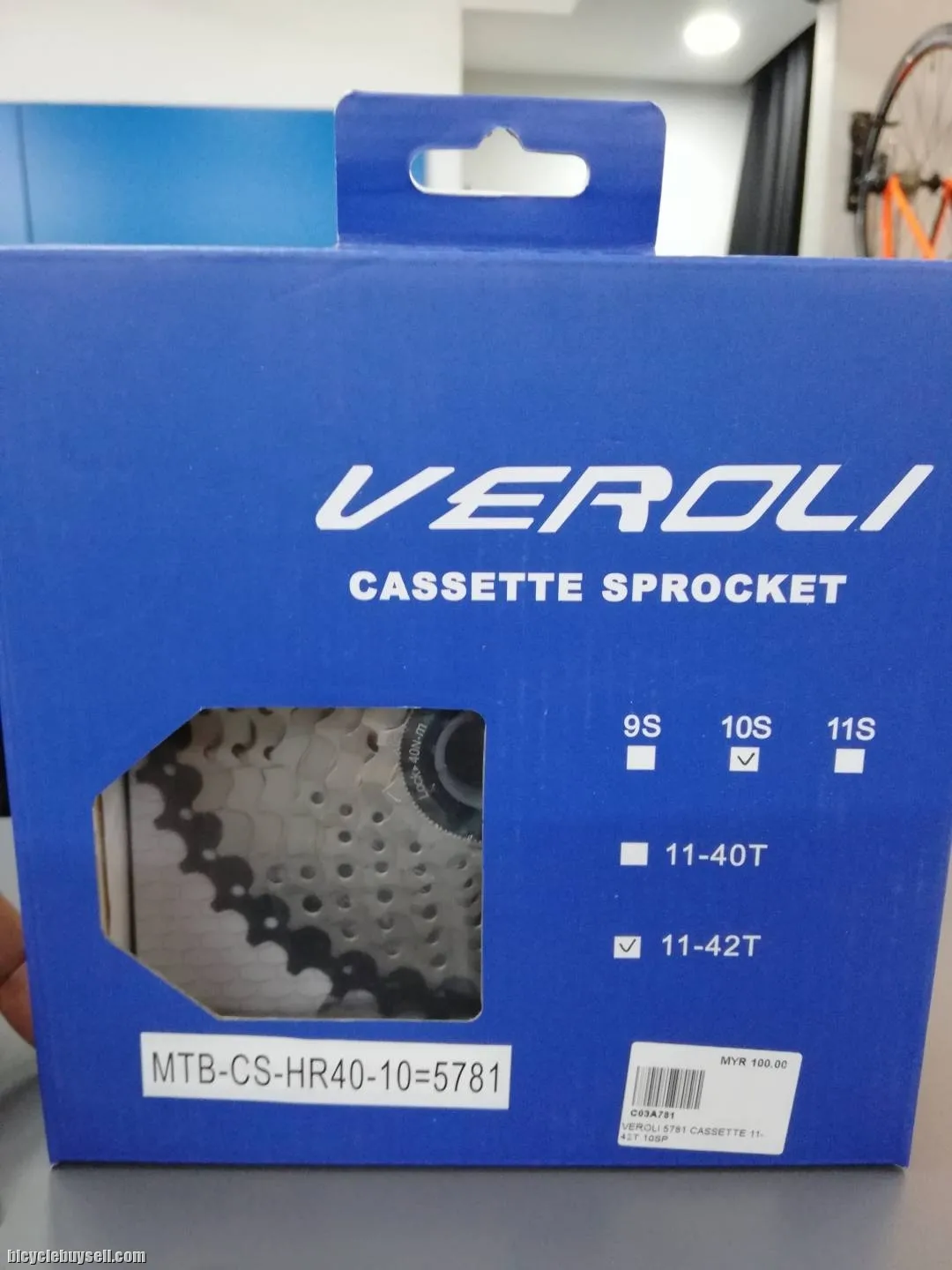 VEROLI  LIGHTWEIGHT CASSETTE SPROCKET 8 TO 12 SPEED RB MTB