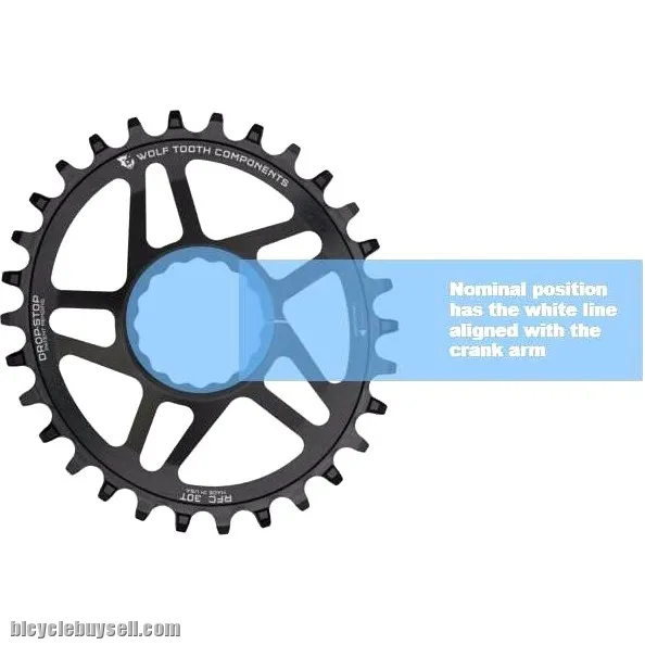 WOLF TOOTH SRAM ELLIPTICAL DIRECT MOUNT OVAL CHAINRINGS FOR SRAM CRANKS DROP STOP MADE IN USA