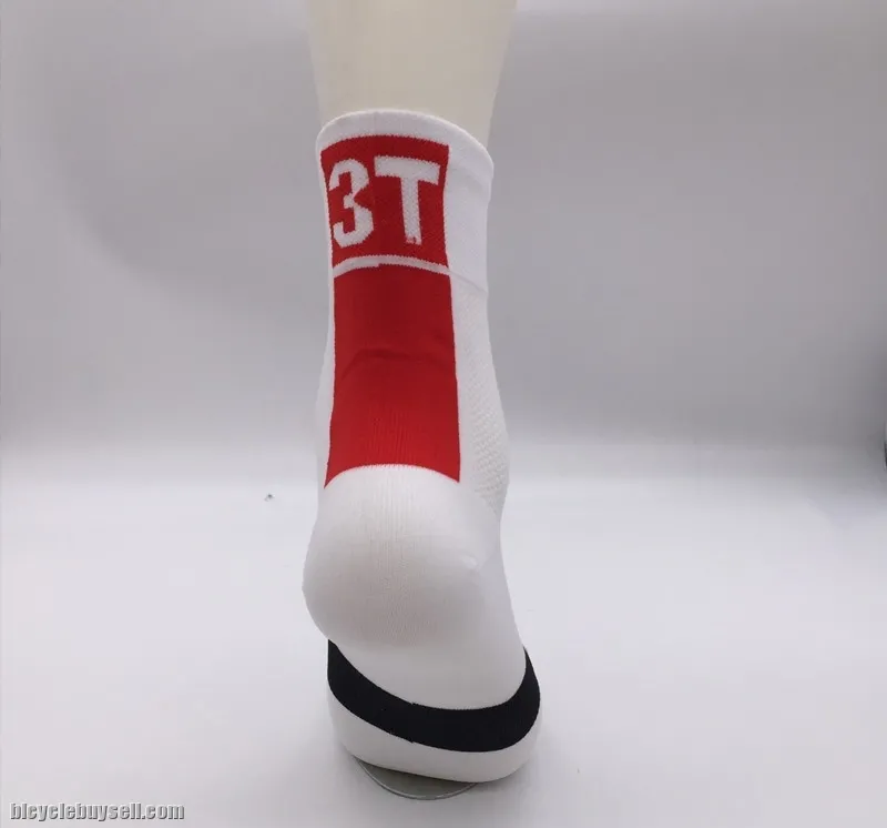 *READY STOCK* Castelli design sports cycling socksÂ (Red/White/Black)