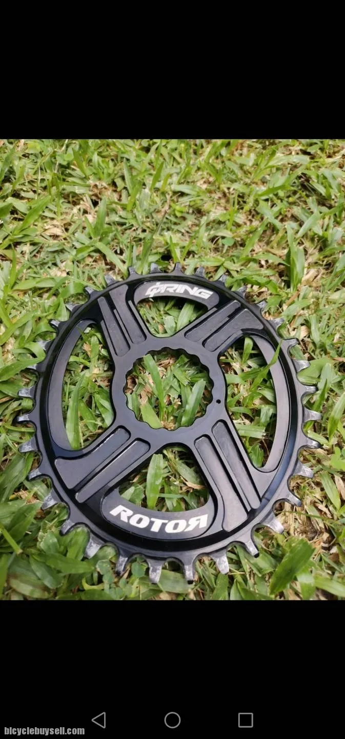 Rotor Qring 34T oval chainring for Raceface Cinch direct mount