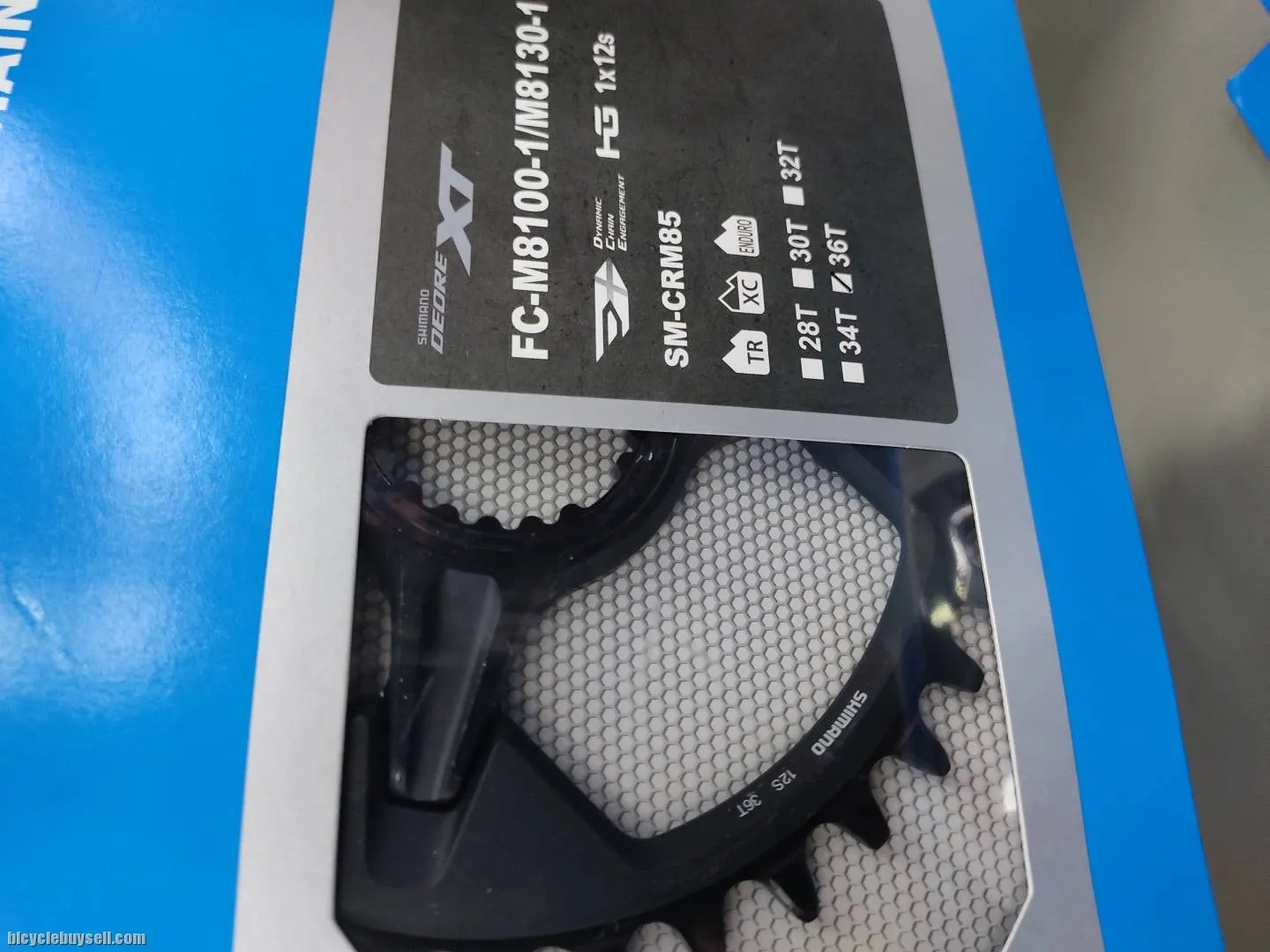 SHIMANO XT FC M8100 34T AND 36T CHAINRING
