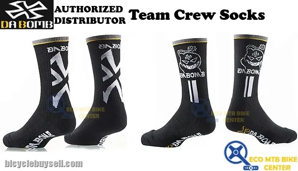 DA BOMB Team Crew Socks (2 PAIRS)