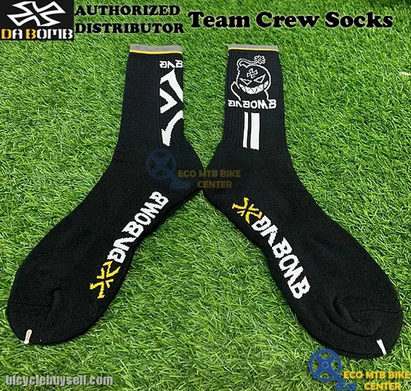DA BOMB Team Crew Socks (2 PAIRS)