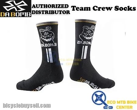 DA BOMB Team Crew Socks (2 PAIRS)