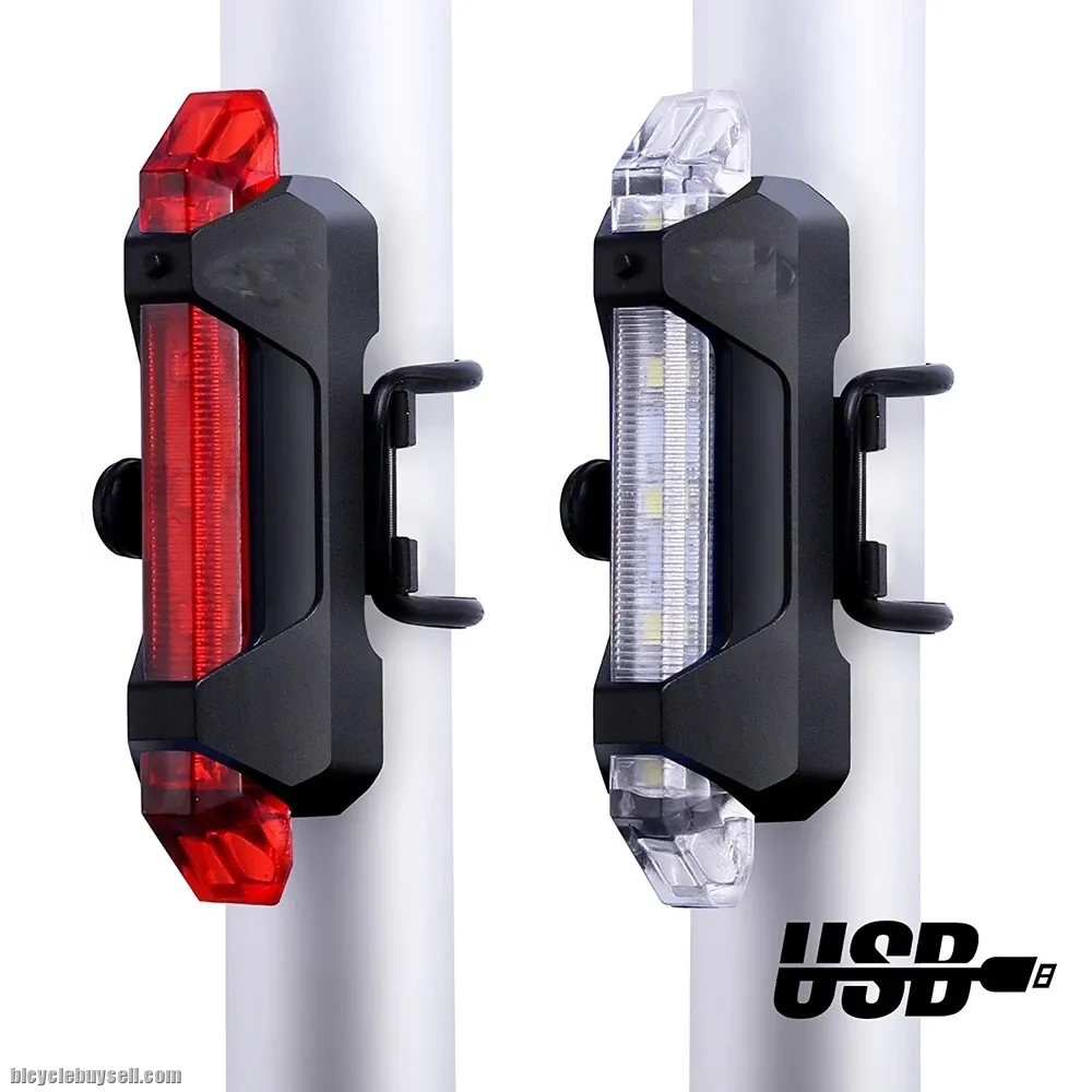RiderAce Bicycle Led Back Light with 4 Modes (Rechargeable)