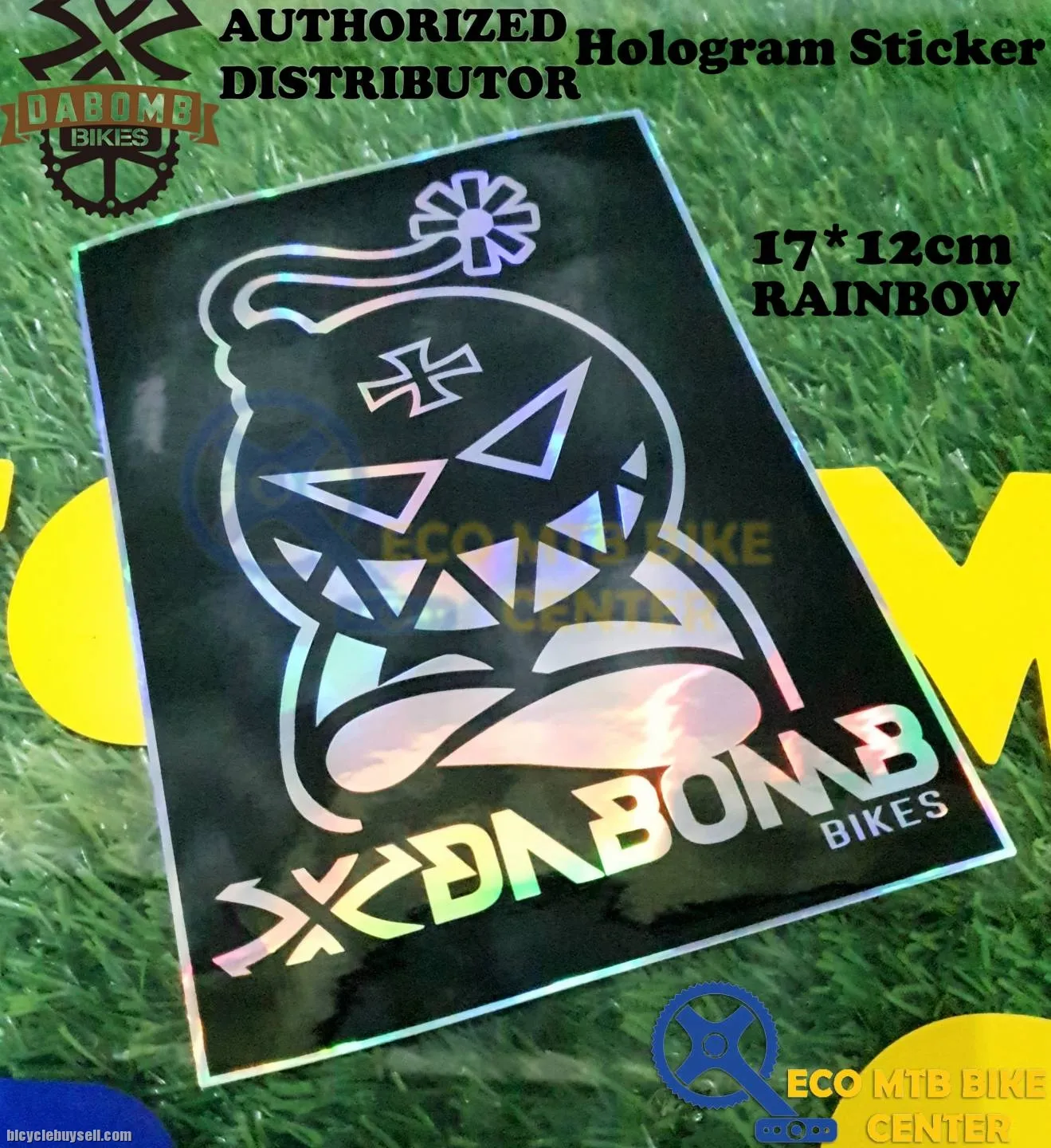 DA BOMB Hologram Stickers