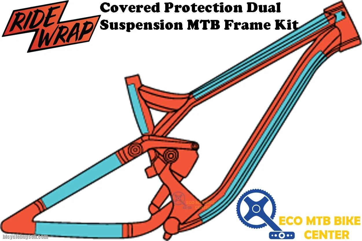 RIDE WRAP Covered Protection Dual Suspension MTB Frame Kit