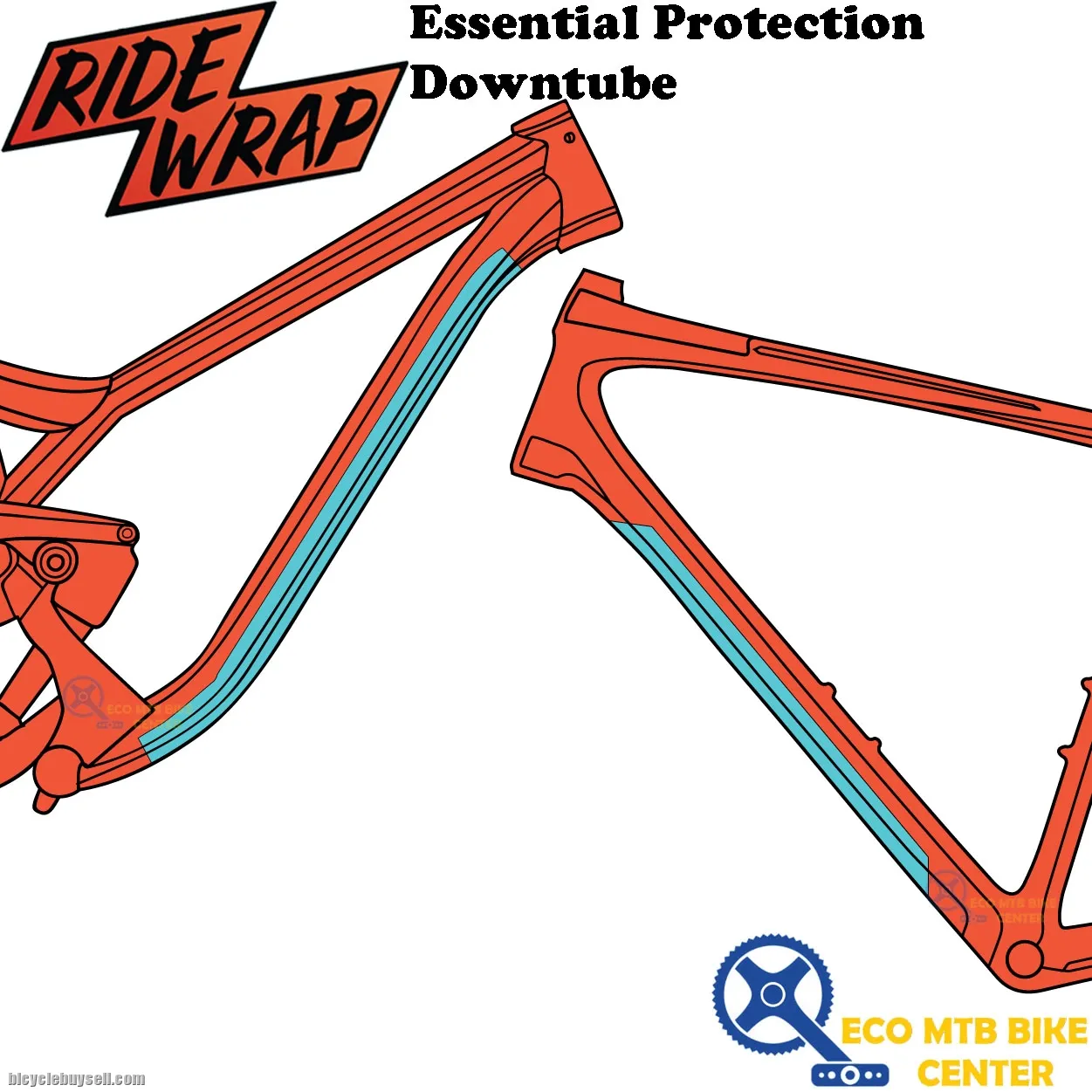 RIDE WRAP Essential Protection Downtube