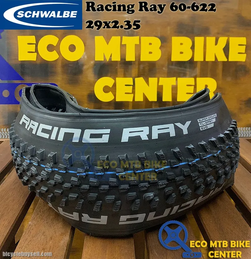 SCHWALBE Tires Racing Ray 60-622 Evo, Super Ground, TLE Addix SpeedGrip 29x2.35