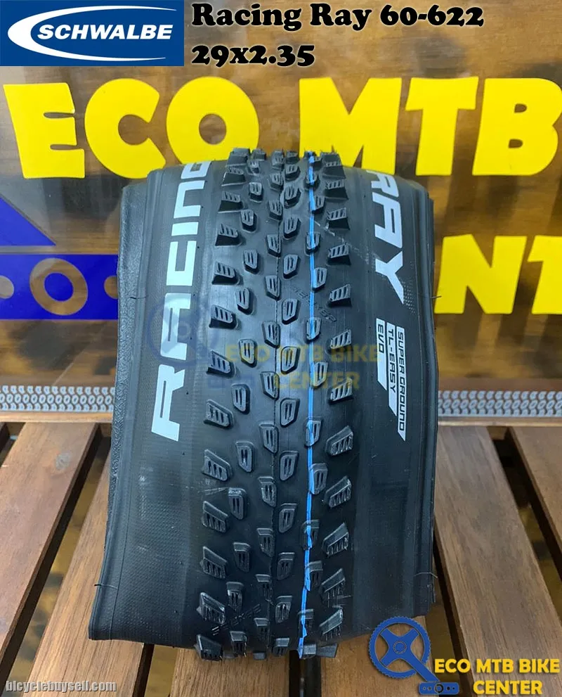 SCHWALBE Tires Racing Ray 60-622 Evo, Super Ground, TLE Addix SpeedGrip 29x2.35