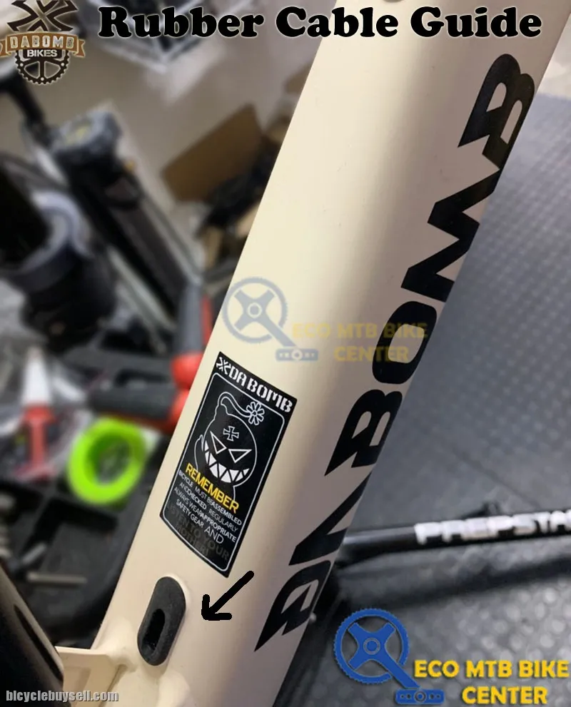 DA BOMB Rubber Cable Guide For Sentinel 29 Frame