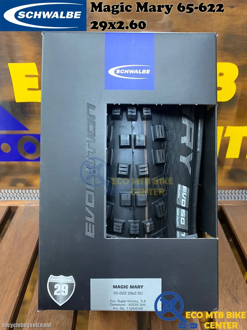 SCHWALBE Tires Magic Mary 65-622 Evo, Super Gravity, TLE 29x2.6 Addix Soft