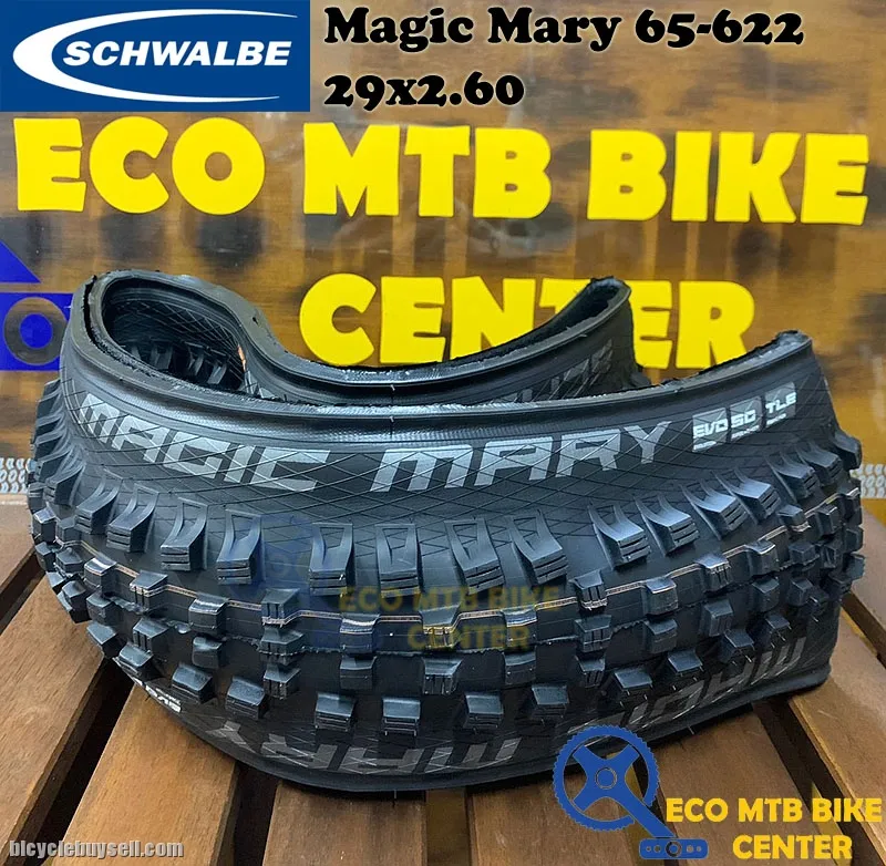 SCHWALBE Tires Magic Mary 65-622 Evo, Super Gravity, TLE 29x2.6 Addix Soft