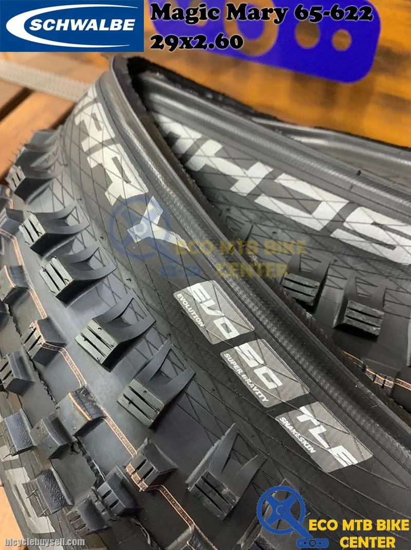SCHWALBE Tires Magic Mary 65-622 Evo, Super Gravity, TLE 29x2.6 Addix Soft