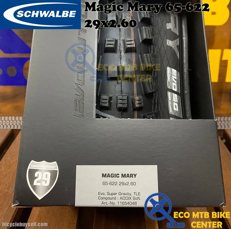 SCHWALBE Tires Magic Mary 65-622 Evo, Super Gravity, TLE 29x2.6 Addix Soft