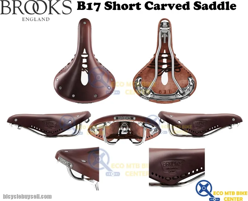 BROOKS B17 Carved Laced Leather Saddle