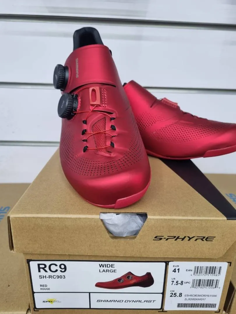Shimano S-Phyre RC903 Wide (41-44E) Red - Brand New !!