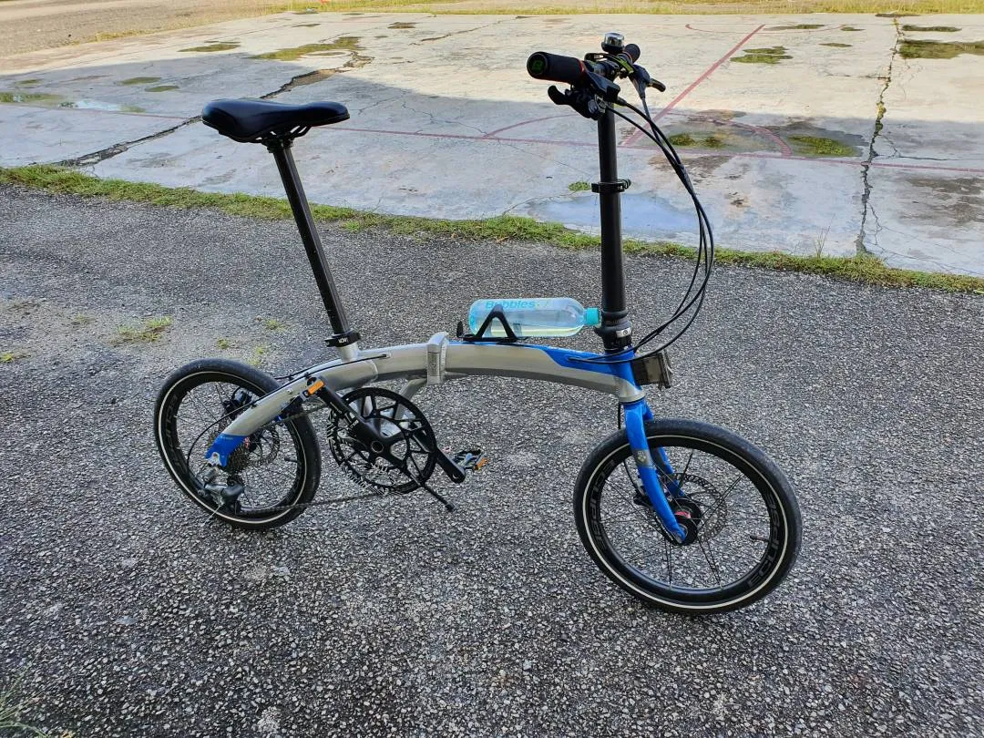 camp snoke 16in folding bike