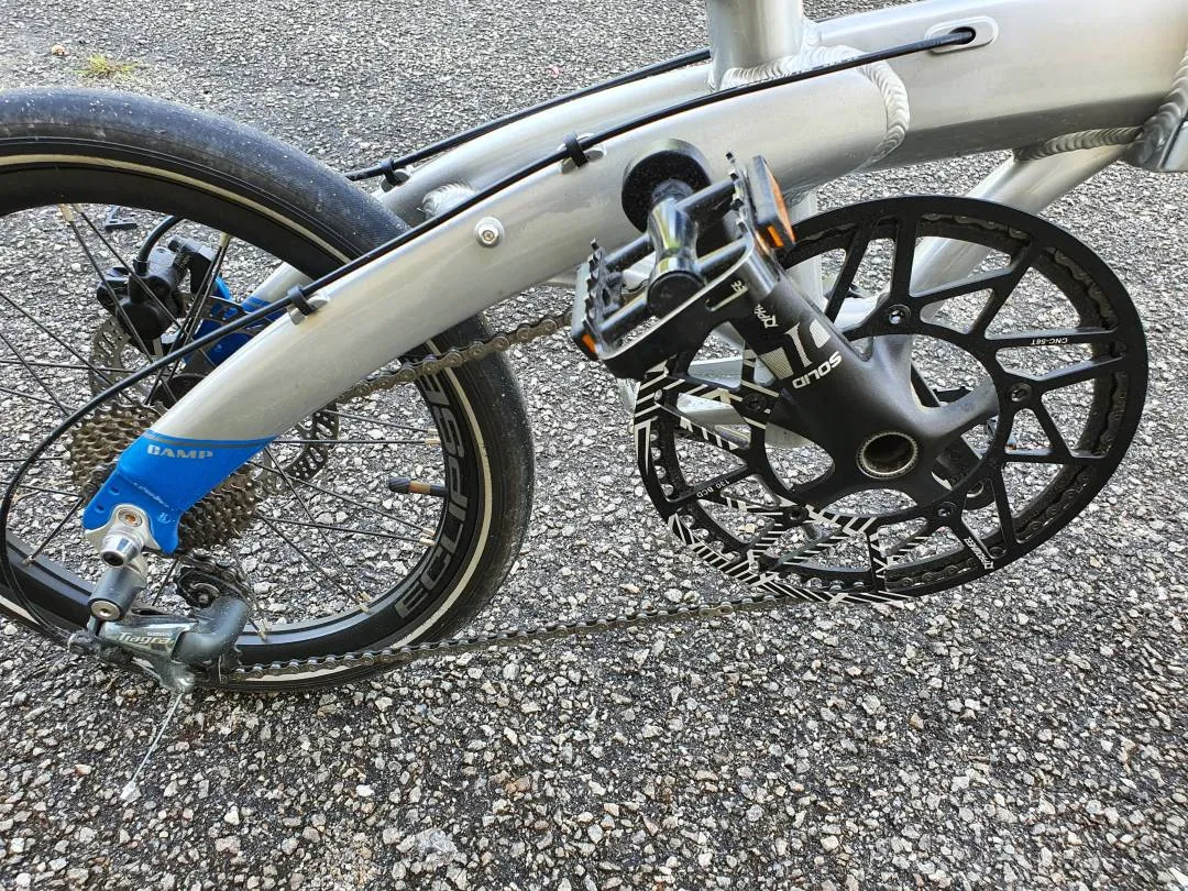 camp snoke 16in folding bike