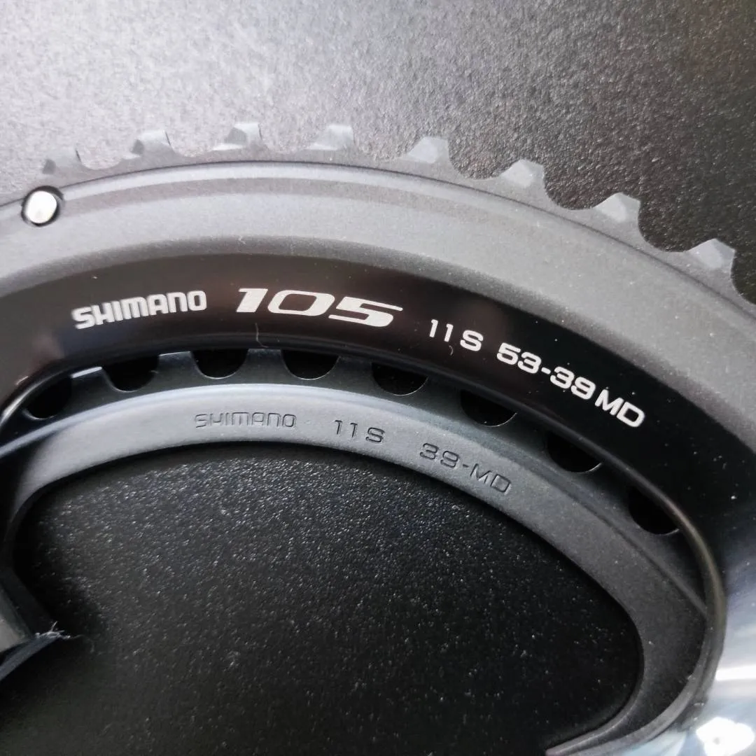 Shimano 105 5800 53/39T Road Bicycle Chainring