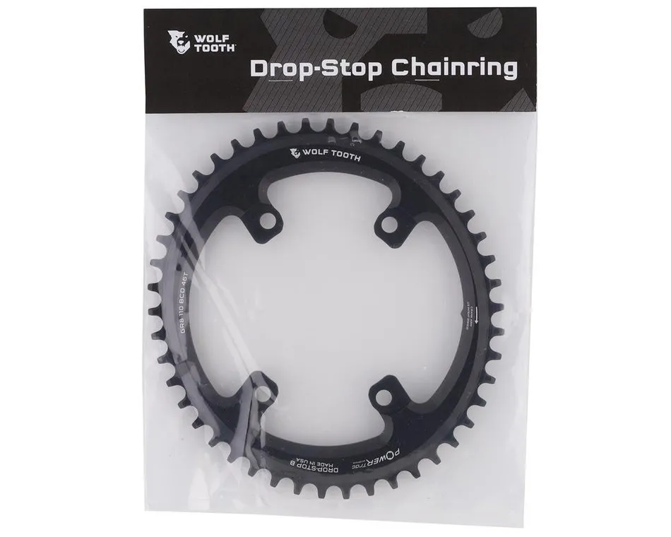 WOLF TOOTH GRX Elliptical 110 BCD Asymmetric 4-Bolt for Shimano GRX Cranks MADE IN USA SHIMANO GRX