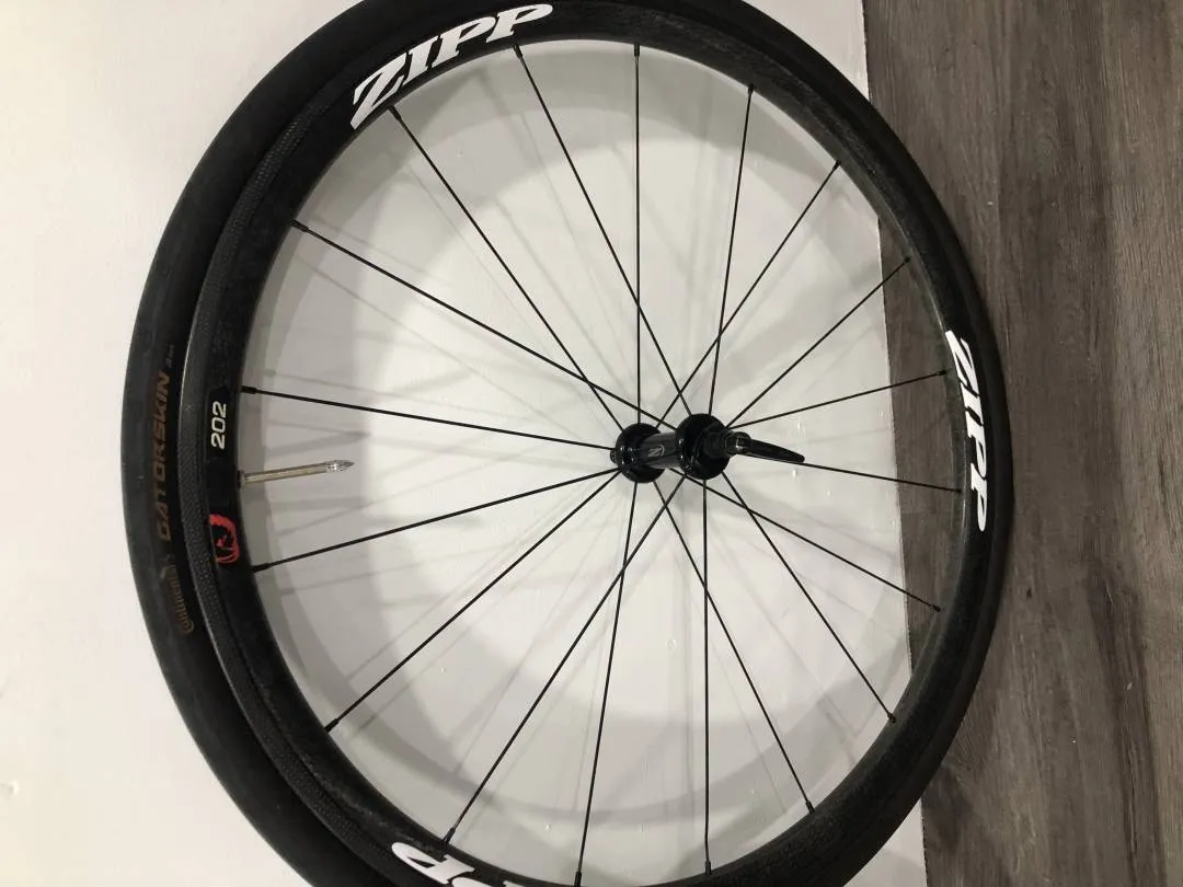 Zipp 202 firecrest wheelset clincher