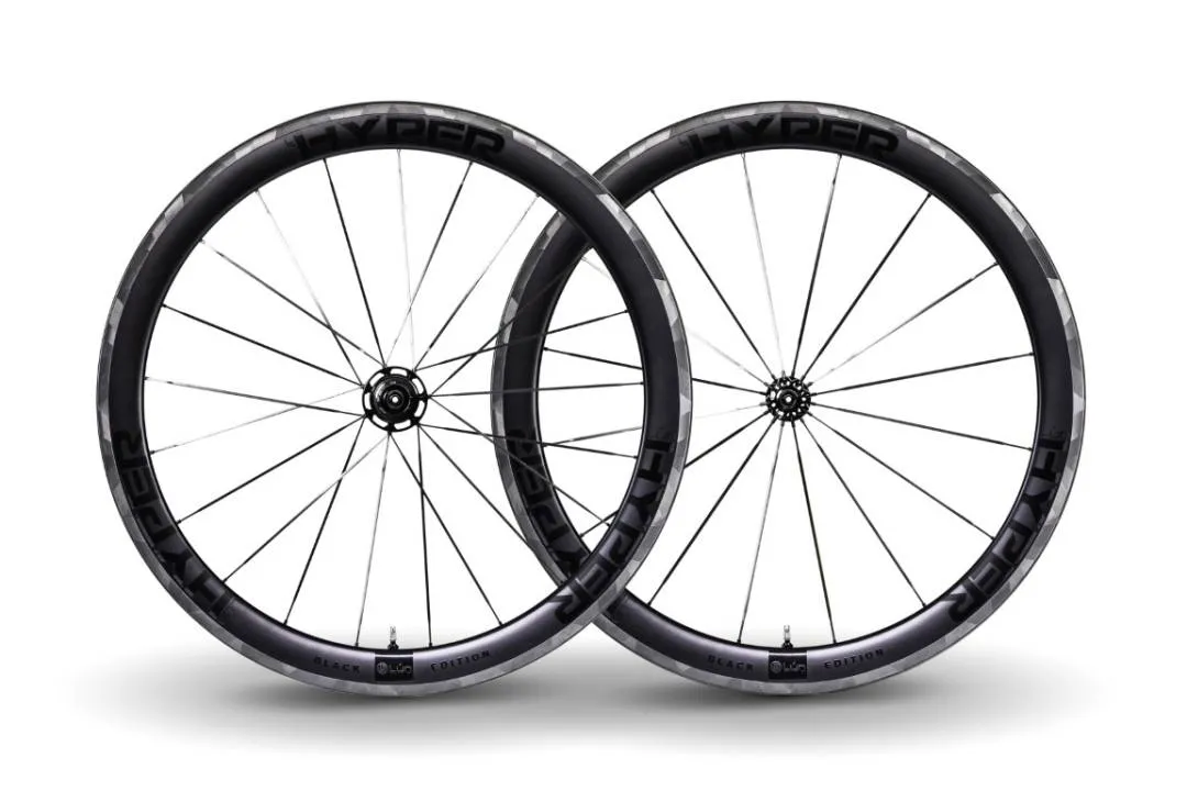 Winspace Hyper 38 and 50mm Rim Brake Black Edition Free Tyre and Tubes