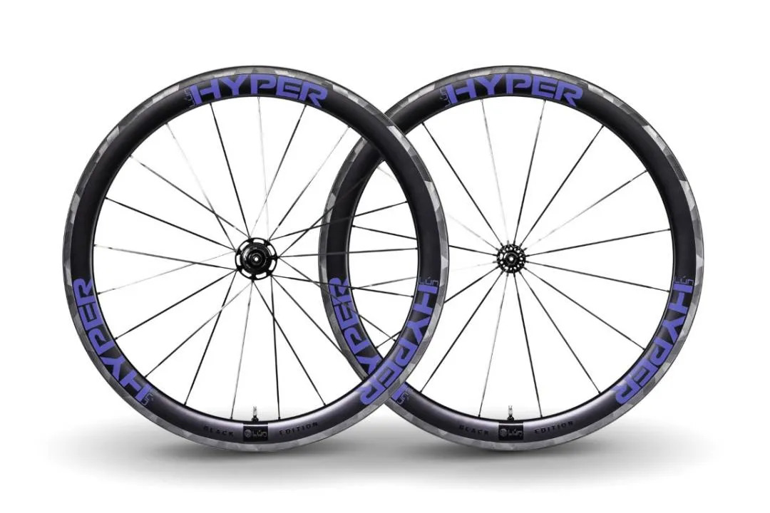 Winspace Hyper 38 and 50mm Rim Brake Black Edition Free Tyre and Tubes