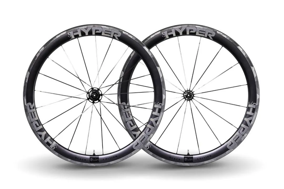Winspace Hyper 38 and 50mm Rim Brake Black Edition Free Tyre and Tubes