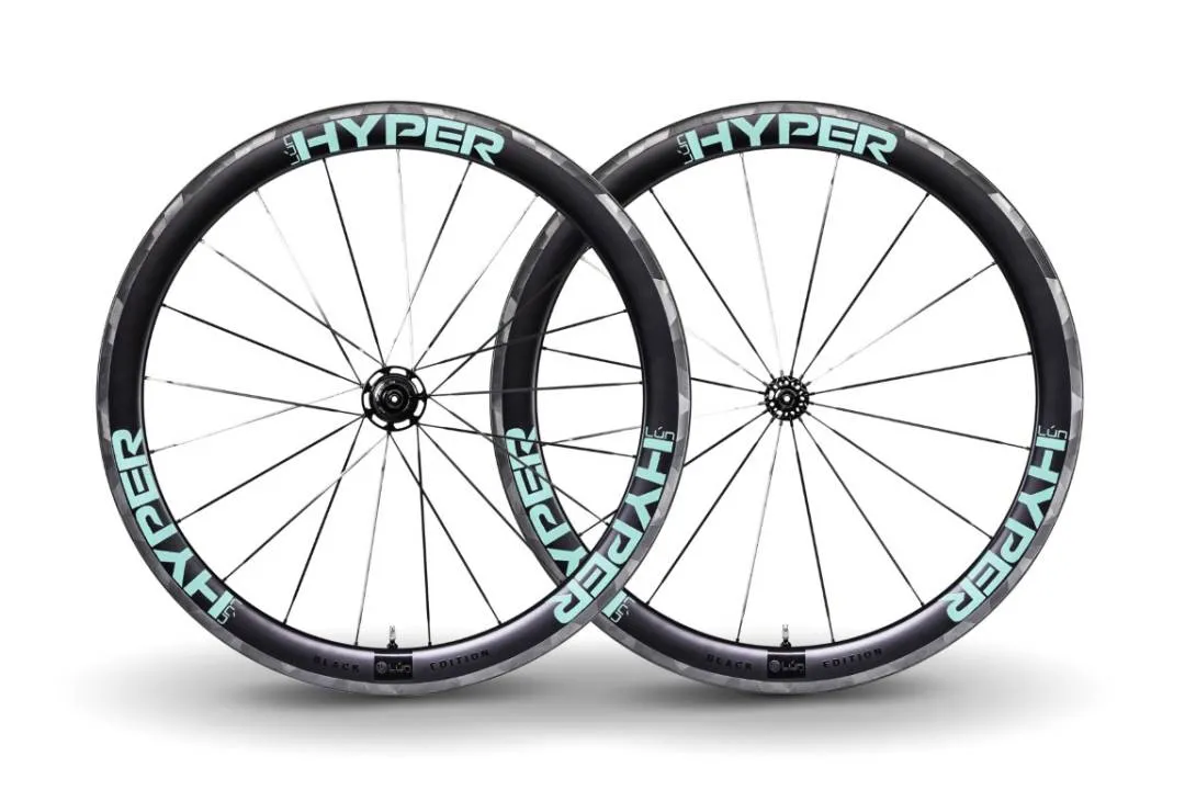 Winspace Hyper 38 and 50mm Rim Brake Black Edition Free Tyre and Tubes