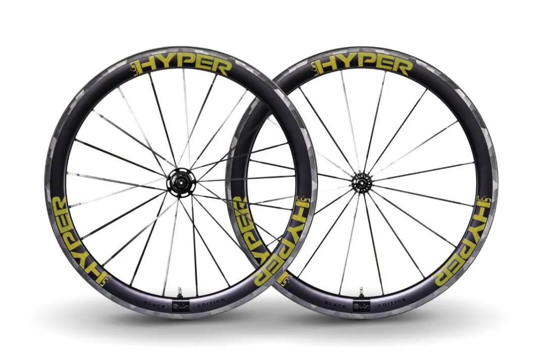 Winspace Hyper 38 and 50mm Rim Brake Black Edition Free Tyre and Tubes