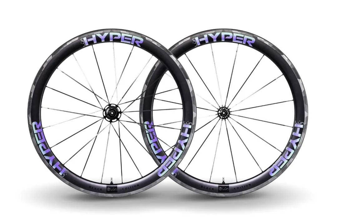 Winspace Hyper 38 and 50mm Rim Brake Black Edition Free Tyre and Tubes