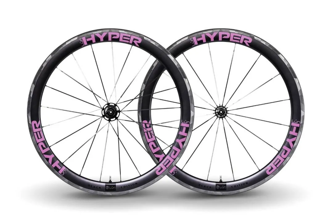 Winspace Hyper 38 and 50mm Rim Brake Black Edition Free Tyre and Tubes