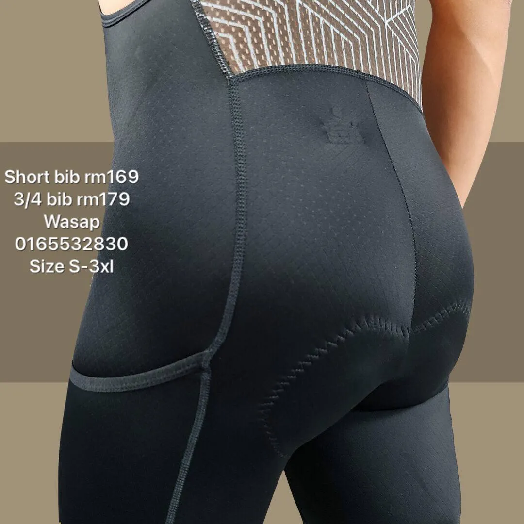 iSports Geometry Cargo Bib (With 2 Side Pockets)